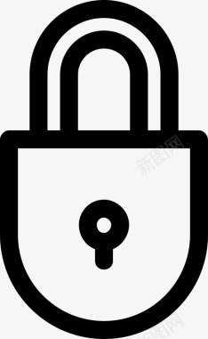 挂锁保护安全图标图标