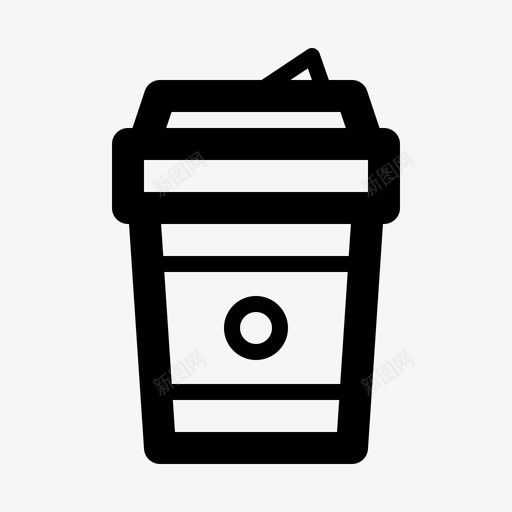 咖啡美式咖啡饮料图标svg_新图网 https://ixintu.com 咖啡 杯子 美式咖啡 食品饮料001线 饮料