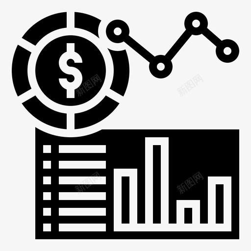 市场份额分析数据图标svg_新图网 https://ixintu.com 份额 信息 分析 字形 市场 数据 经济