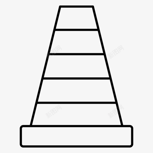 圆锥体障碍物街区图标svg_新图网 https://ixintu.com 交通锥 停车场 圆锥体 消防员 消防员线路图标 街区 障碍物