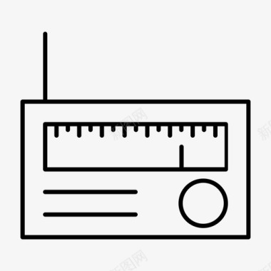 无线电通信听图标图标