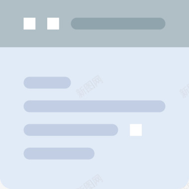 左对齐网站布局和用户界面平面图标图标