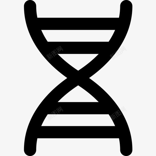 Dna生物工程6线性图标svg_新图网 https://ixintu.com Dna 生物工程6 线性