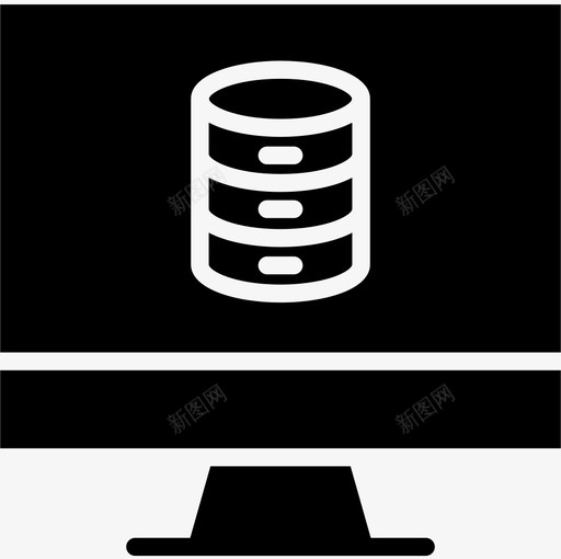 数据库数据科学3固体图标svg_新图网 https://ixintu.com 固体 数据库 数据科学3