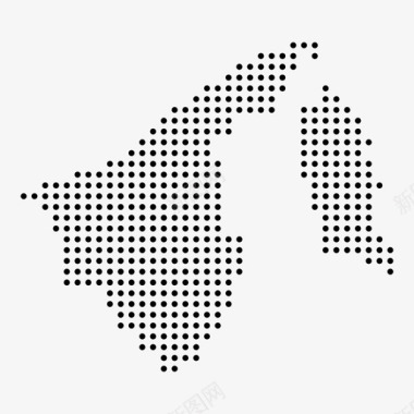 文莱亚洲国家图标图标