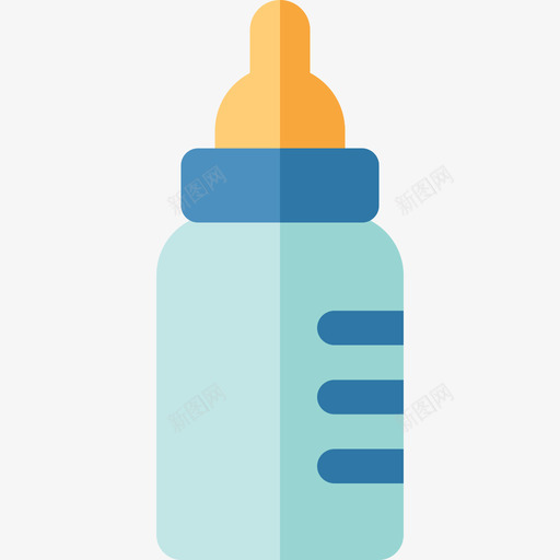 婴儿奶瓶超市40扁平图标svg_新图网 https://ixintu.com 奶瓶 婴儿 扁平 超市