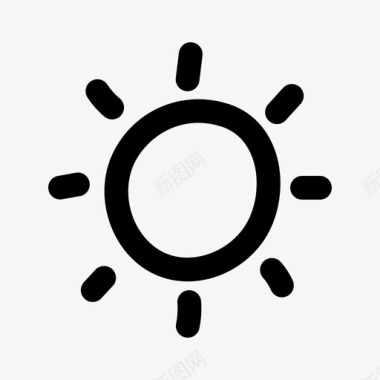 太阳季节阳光图标图标