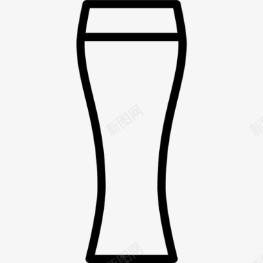 麦酒啤酒杯味增图标图标