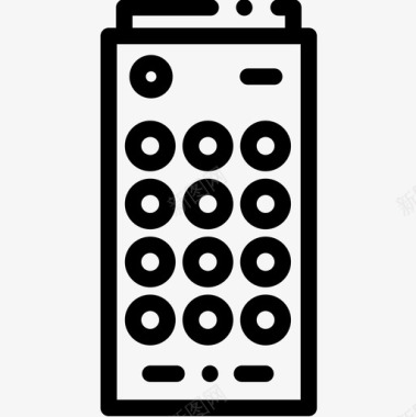 遥控器智能家居2线性图标图标