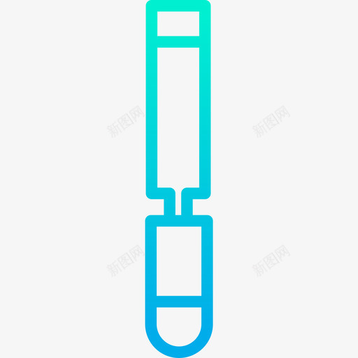 凿子57号工具梯度图标svg_新图网 https://ixintu.com 57号 凿子 工具 梯度