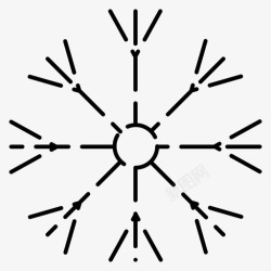 雪崩冬天冰天雪地雪崩图标高清图片