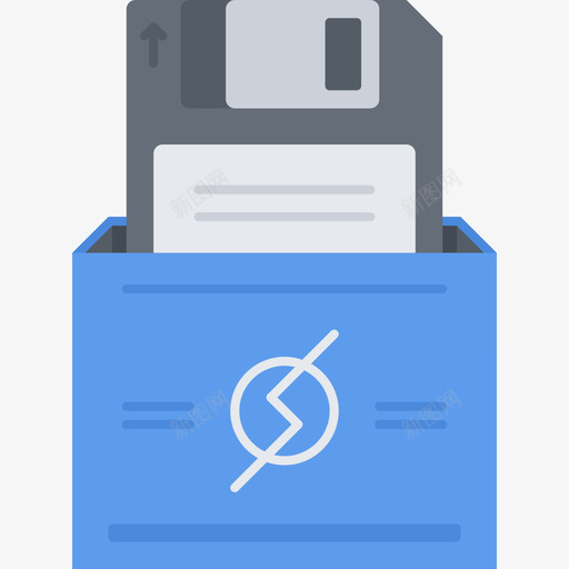 软盘计算机38扁平图标svg_新图网 https://ixintu.com 扁平 计算机 软盘