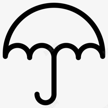 伞云预报图标图标