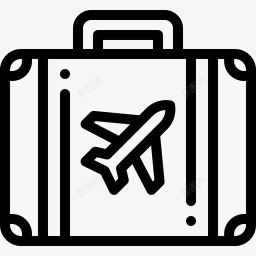航空行李23直达图标svg_新图网 https://ixintu.com 直达 航空 行李