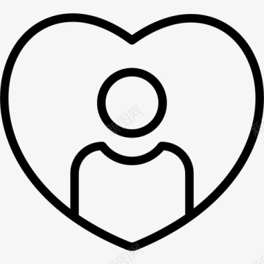 心脏慈善52直系图标图标
