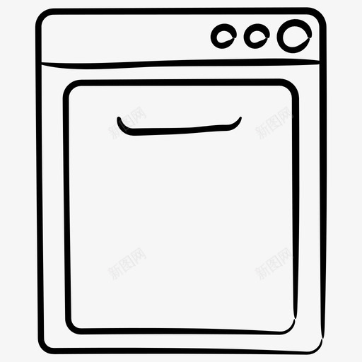 家电厨房电器手绘电子产品图标svg_新图网 https://ixintu.com 厨房电器 家电 手绘 电子产品