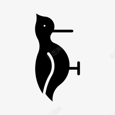 啄木鸟动物金丝雀图标图标