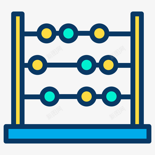 算盘策略29线颜色图标svg_新图网 https://ixintu.com 策略29 算盘 线颜色