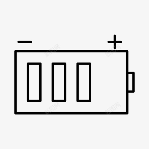 电池蓄电池能量图标svg_新图网 https://ixintu.com 技术概要 电池 电源 能量 蓄电池