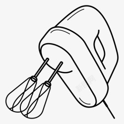 电动手转图标电动手搅拌机搅拌食品搅拌机图标高清图片