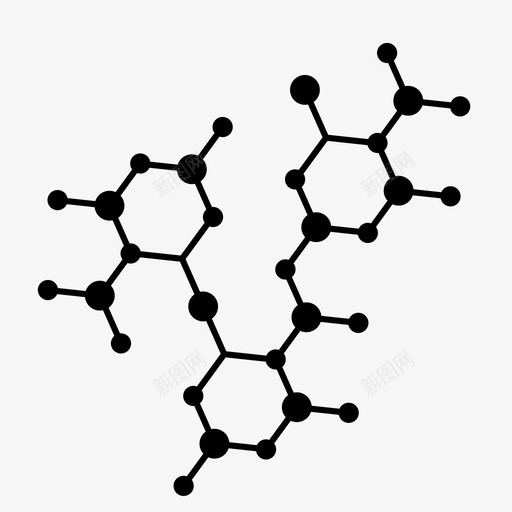 分子化学药物图标svg_新图网 https://ixintu.com 健康 分子 化学 医学 研究 药物