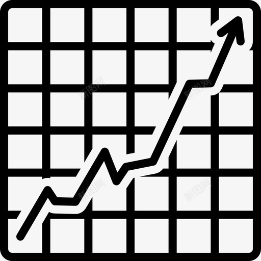 增加股票图形成就图表图标svg_新图网 https://ixintu.com 图形 图表 增加 成功 成就 股票 进展