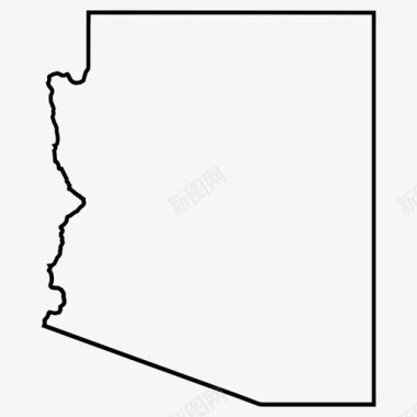 亚利桑那州概况亚利桑那州州地图图标图标