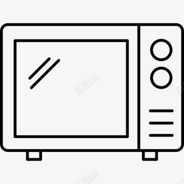 微波炉电器厨房图标图标