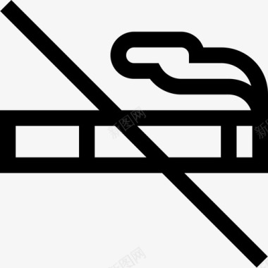 禁止吸烟26号铁路直系图标图标