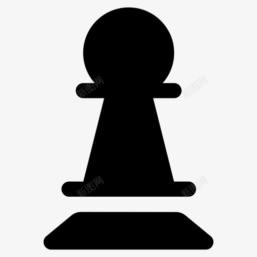 国际象棋棋子策略图标svg_新图网 https://ixintu.com 国际象棋 图标 字形 棋子 电子商务 策略 西洋棋