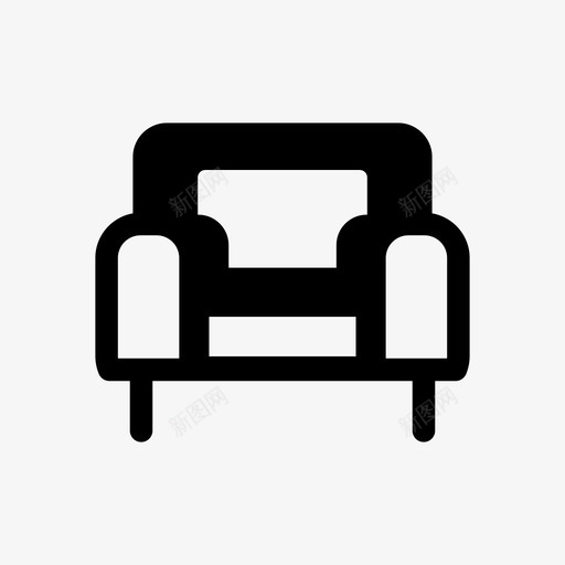 家具和家居沙发放松图标svg_新图网 https://ixintu.com 家具 家居 放松 沙发