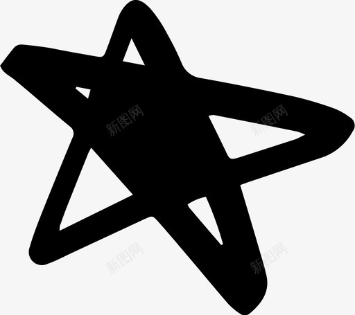 星星绘画夜晚图标svg_新图网 https://ixintu.com 夜晚 天空 星星 绘画 自由的自然 闪烁