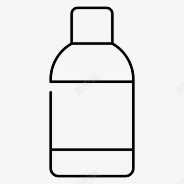 瓶子罐子实验室图标图标