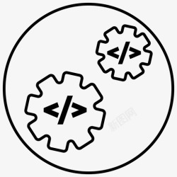 自动配置自动化配置devops图标高清图片