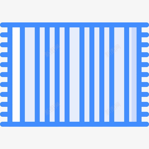 地毯室内24蓝色图标svg_新图网 https://ixintu.com 地毯 室内设计 蓝色