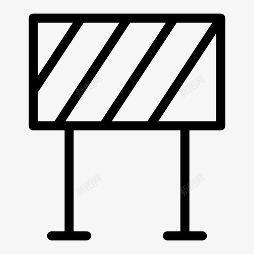 屏障块结构图标svg_新图网 https://ixintu.com web用户界面线图标 停止 图标 块 屏障 结构