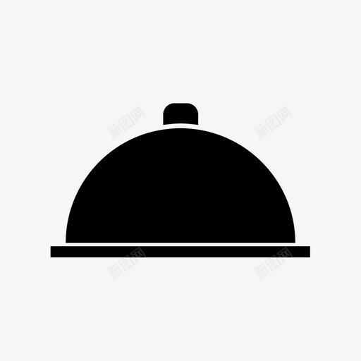 托盘烹饪食物图标svg_新图网 https://ixintu.com 托盘 烹饪 金属 食物 餐厅