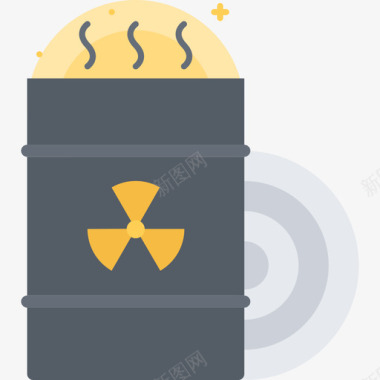 核能自然77扁平图标图标