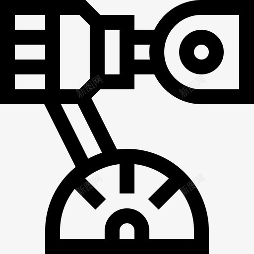 直线臂机器人图标svg_新图网 https://ixintu.com 机器人 直线