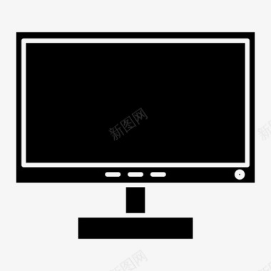 电脑电脑屏幕显示器图标图标