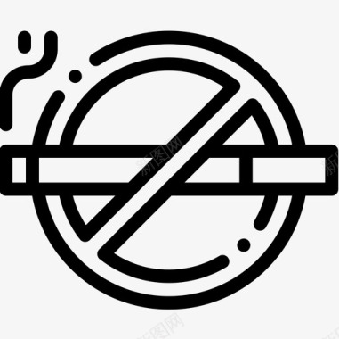 禁止吸烟99号机场直航图标图标