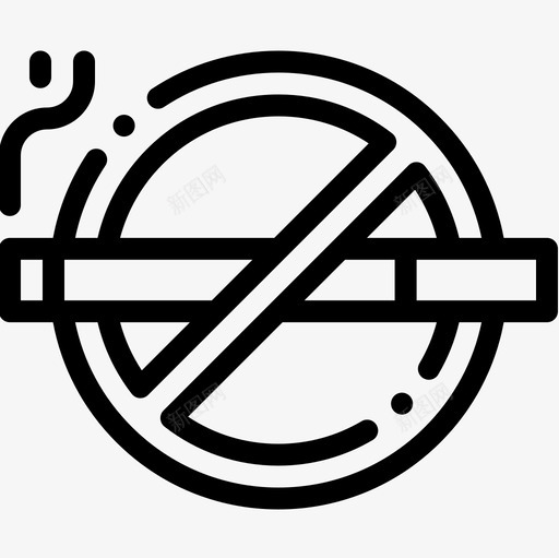 禁止吸烟99号机场直航图标svg_新图网 https://ixintu.com 99号 吸烟 机场 直航 禁止