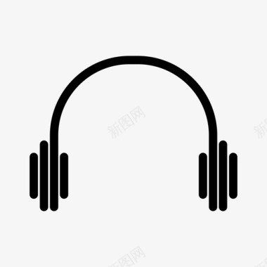 耳机娱乐图标图标