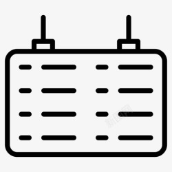 机场屏幕机场机场标志显示图标高清图片