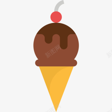 冰淇淋游乐园31公寓图标图标