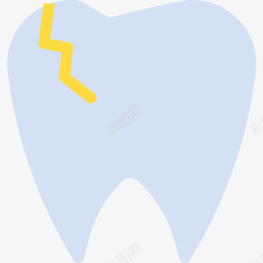 断牙牙14扁平图标图标