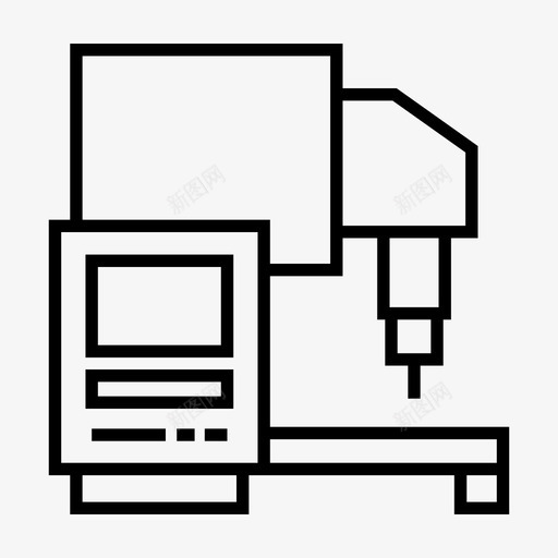 机械工业制造图标svg_新图网 https://ixintu.com 制造 工业 机器 机器人 机械 生产