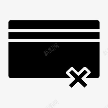 剪卡银行信用卡图标图标