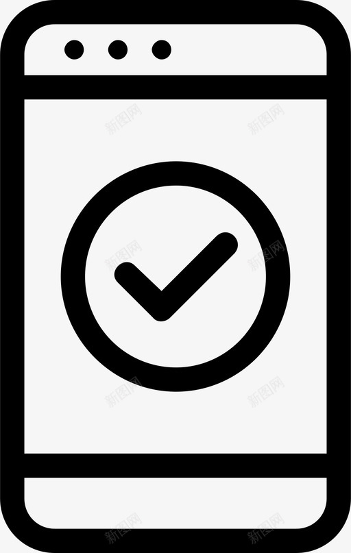 智能手机应用程序手机图标svg_新图网 https://ixintu.com 应用程序 手机 智能 用户界面 通讯