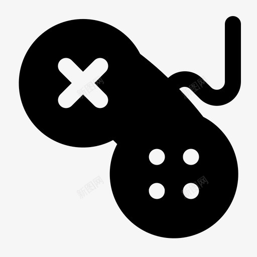 游戏电子商务gamepad图标svg_新图网 https://ixintu.com gamepad glyph loka play ui 游戏 电子商务 视频